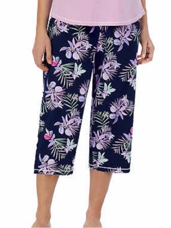 Midnight by Carole Hochman Other - NEW Carole Hochman Floral Pajama Capris 100% Cotton PJs Size XXL NWT